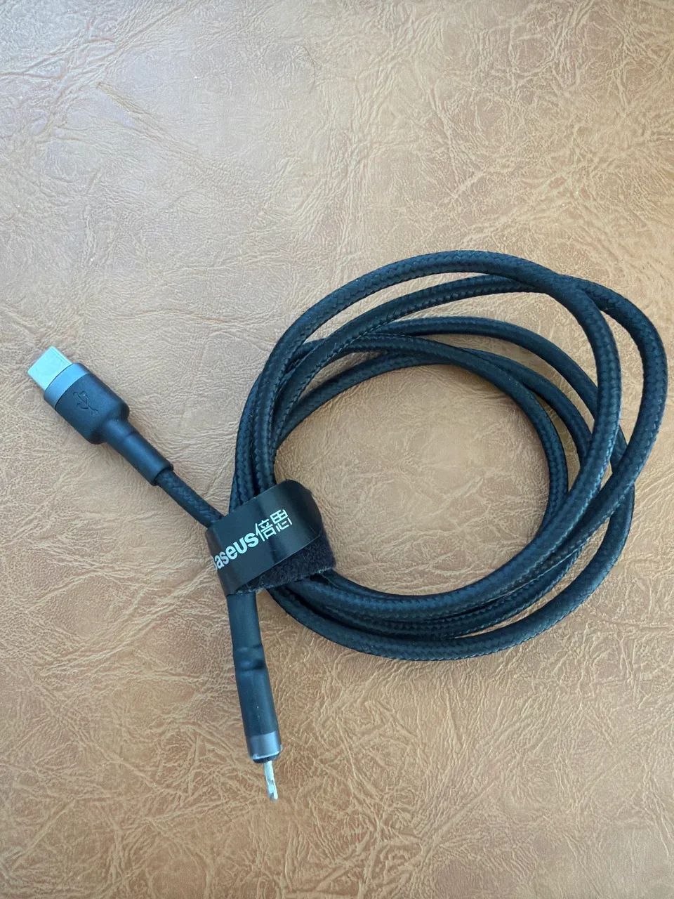 Cabo Lightning x USB C preto