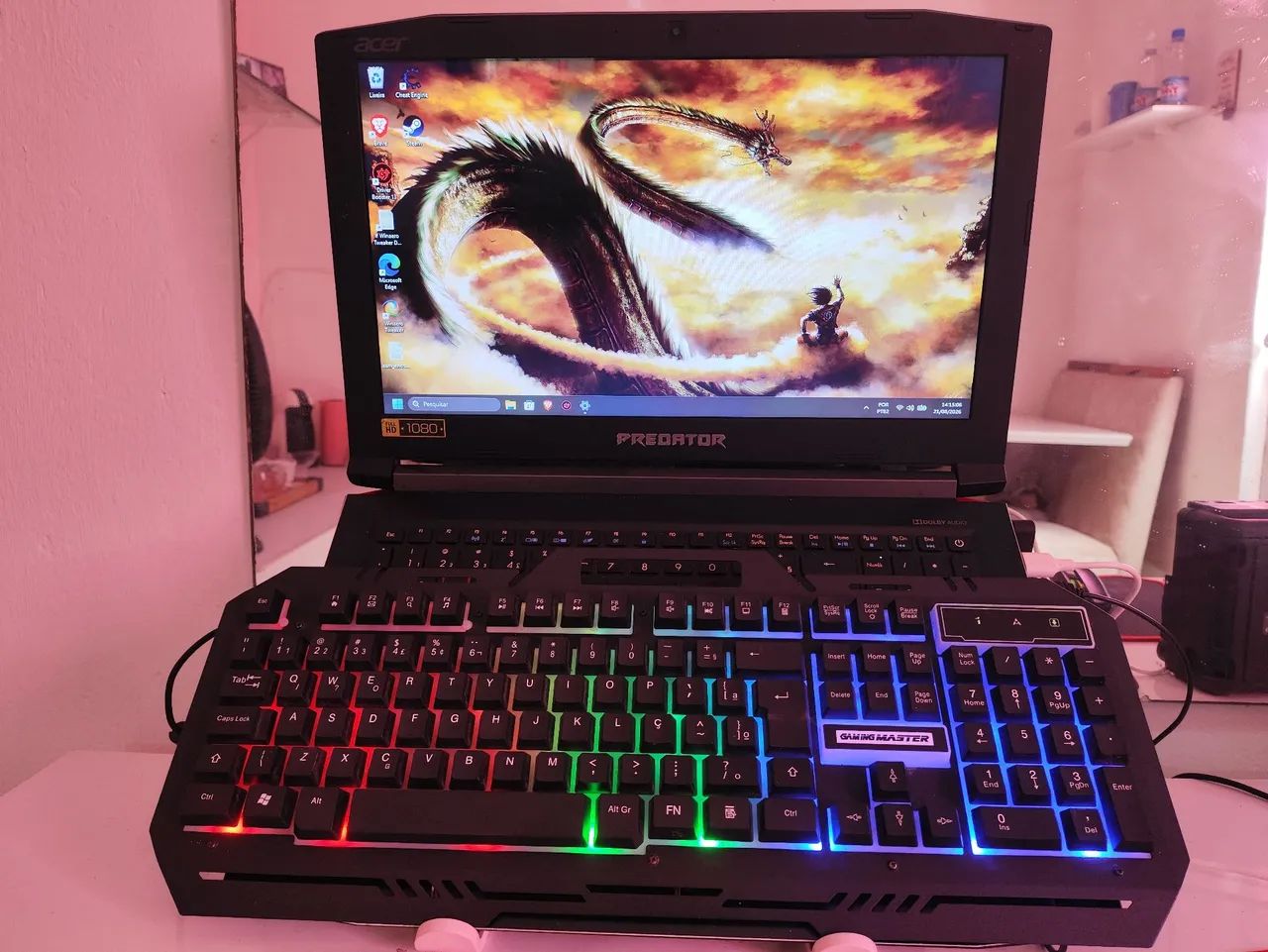Notebook Acer i7 7700HQ 