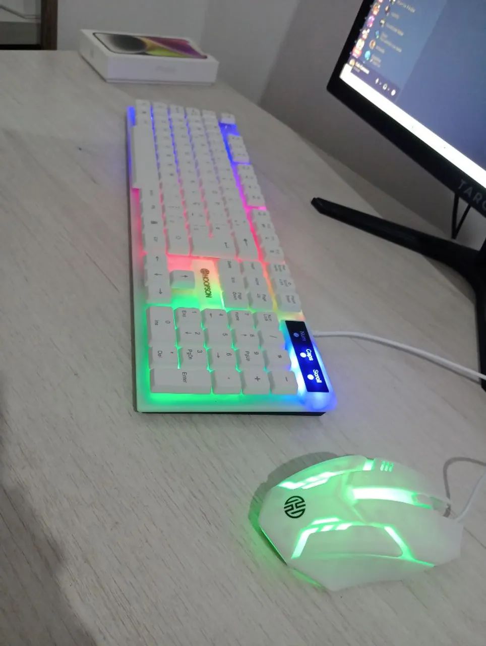 KIT TECLADO + MOUSE NOVO
