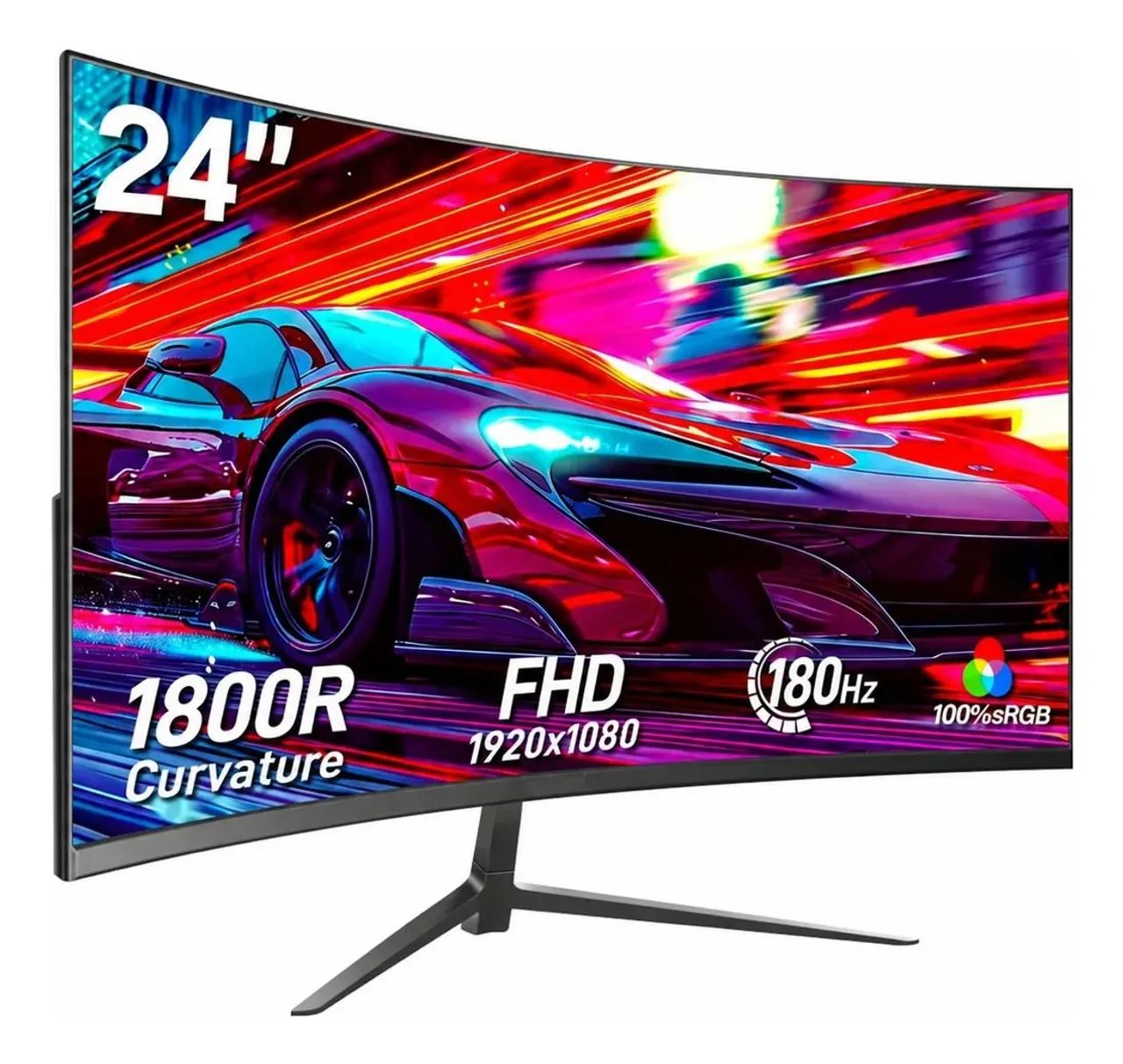 Monitor Rehisk 24Polegadas 180Hz curvo