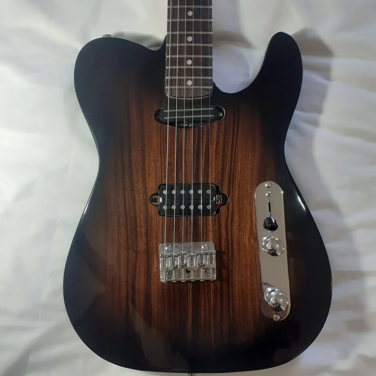 Guitarra Telecaster natural bolivian rosewood - Foto 6