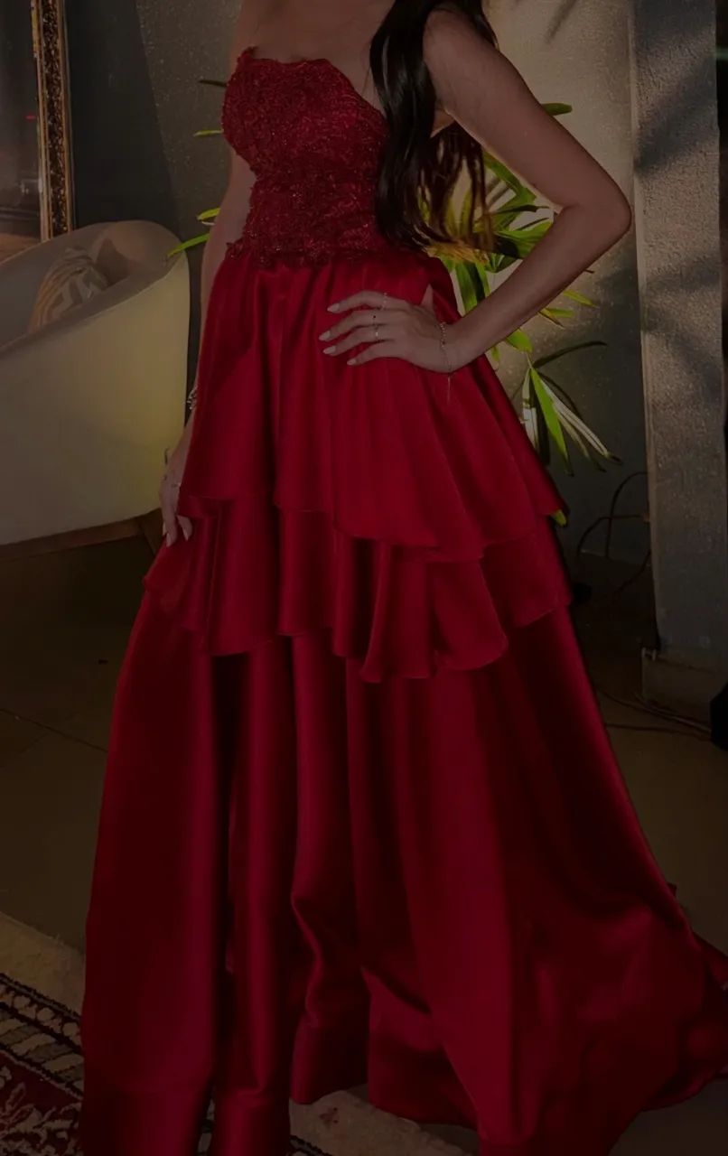 vestido longo de festa