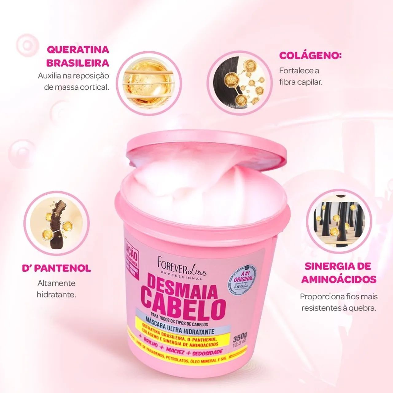 Kit completo desmaia cabelo Forever Liss  - Foto 2