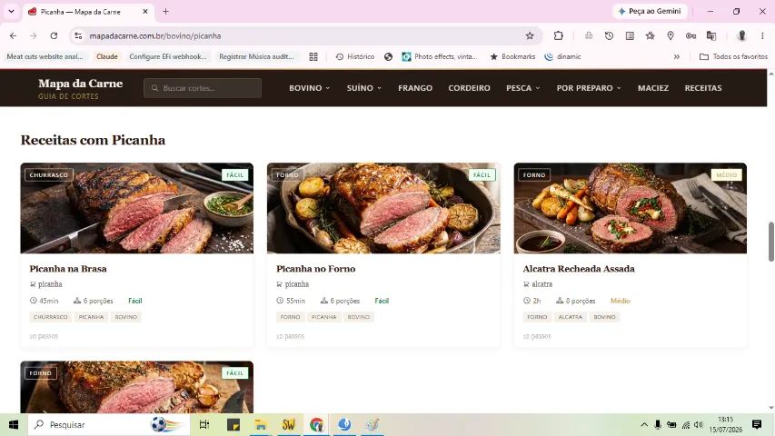 Site Pronto Profissional + Domínio - Mapa Da Carne (Churrasco) - Foto 3