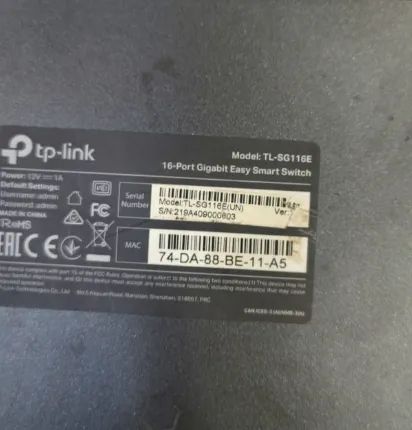 Switch 16 portas - TP-Link Usado TL-SG116E - Foto 2