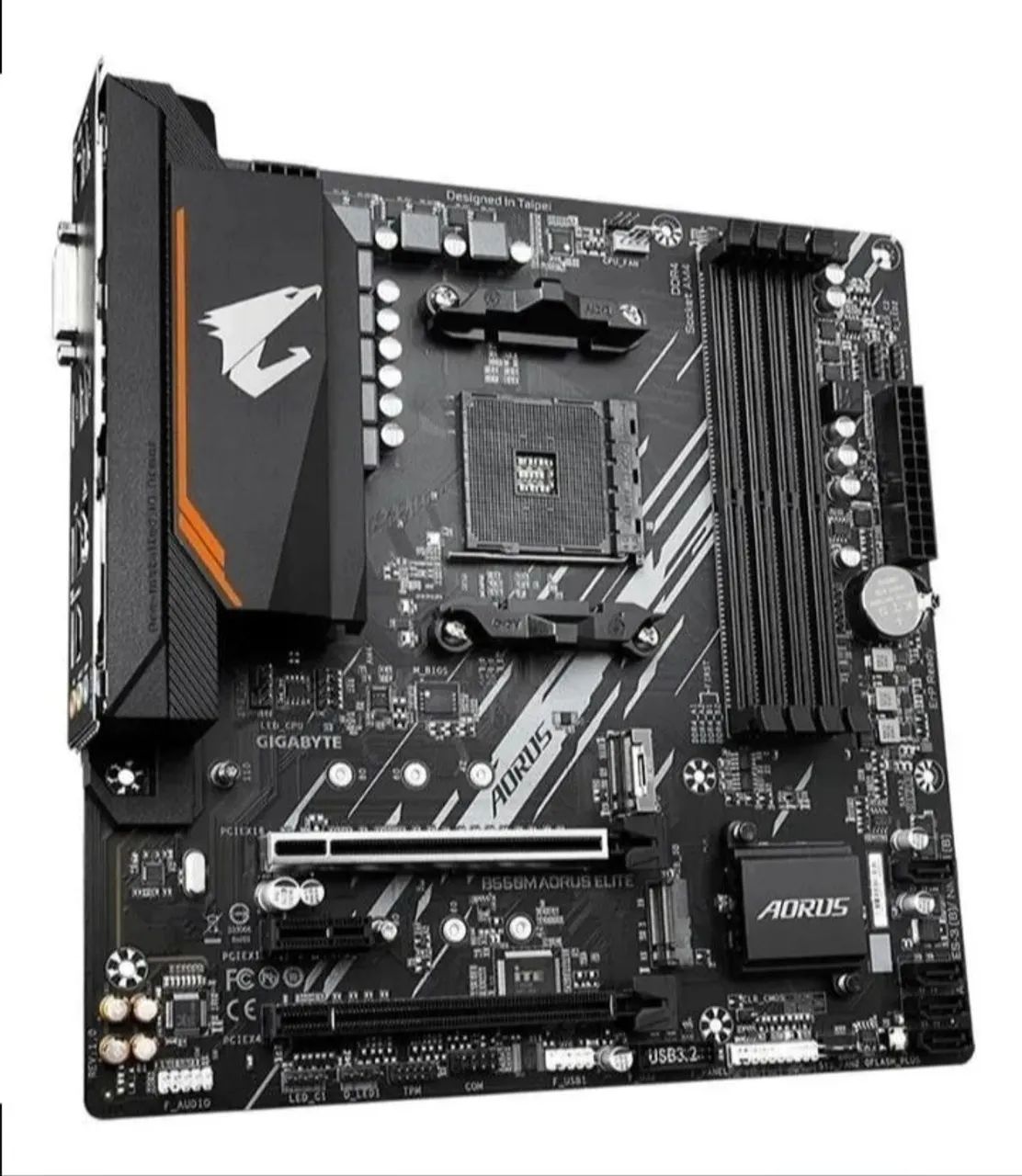 Placa Mãe Gigabyte B550M Aorus Elite AM4  - Foto 2