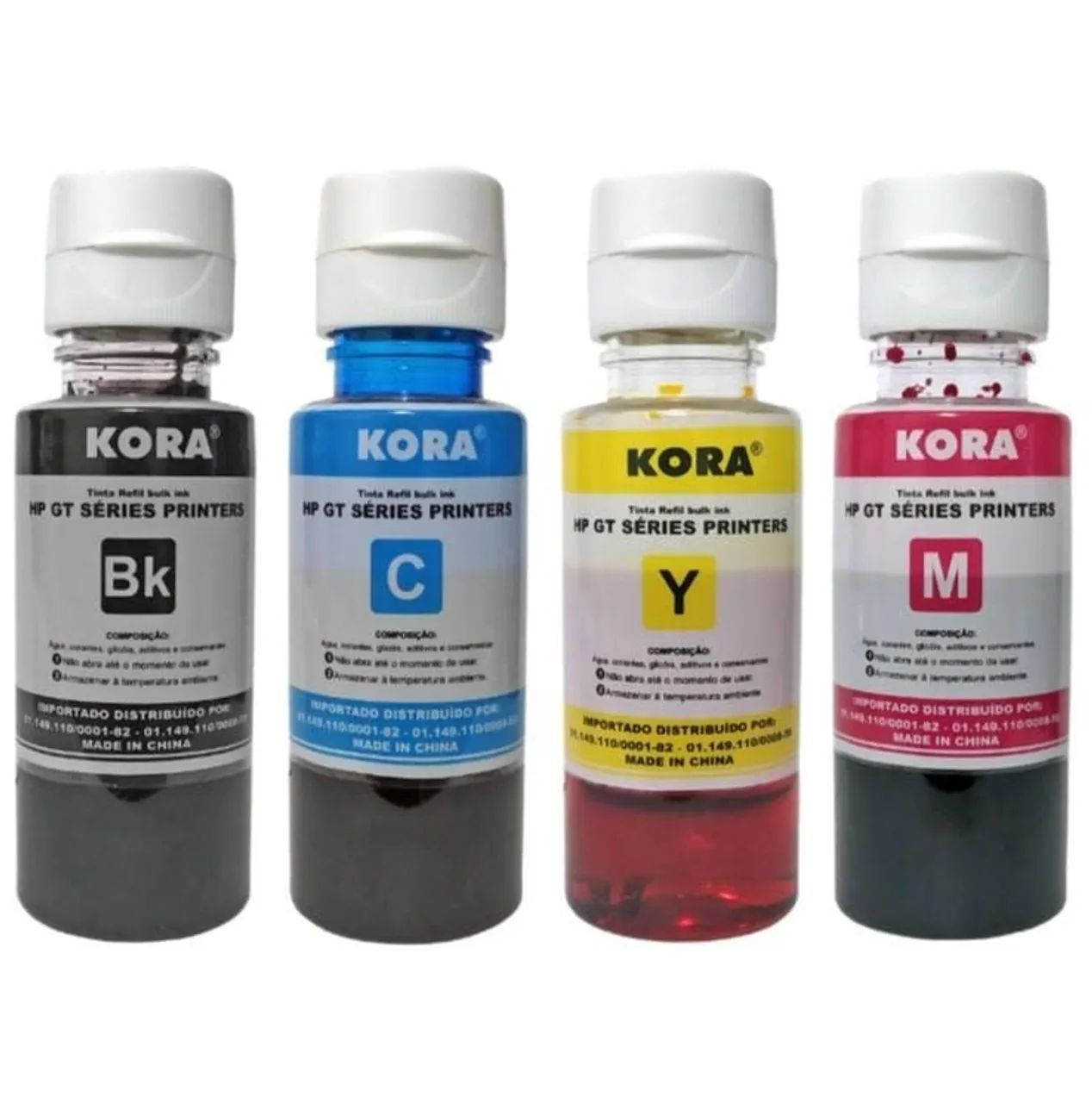 KIT TINTA KORA COMPATÍVEL HP GT SÉRIES PRINTERS 