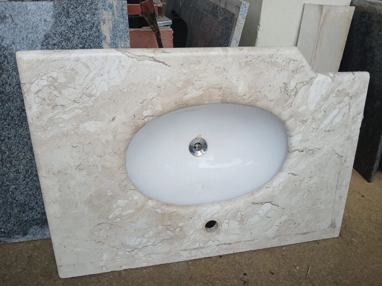 Pia de banheiro com bancada - Foto 2