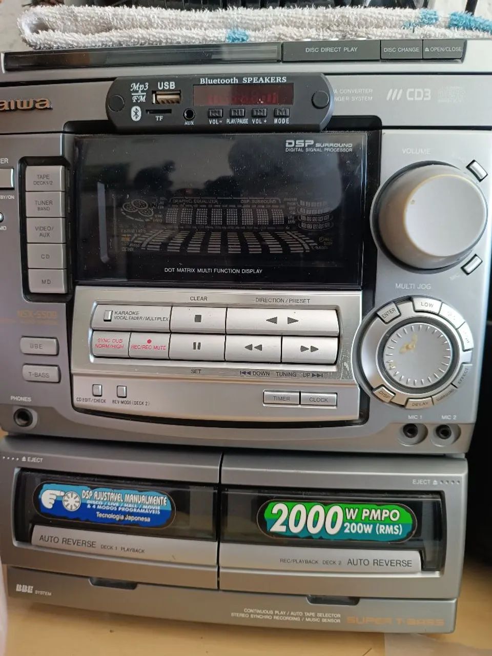 Som Aiwa só a cabeça  - Foto 2