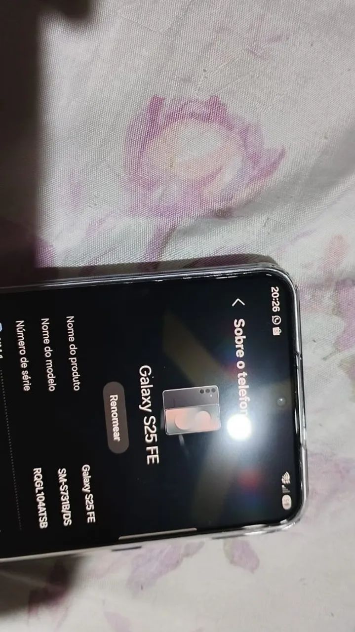Troco por iphone ( s25 FE 128Gb 8Gb de Ram) - Foto 4