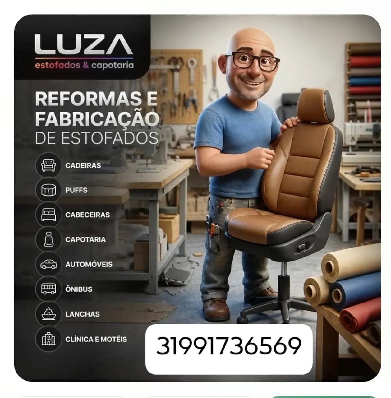 Reformas de bancos e interior 