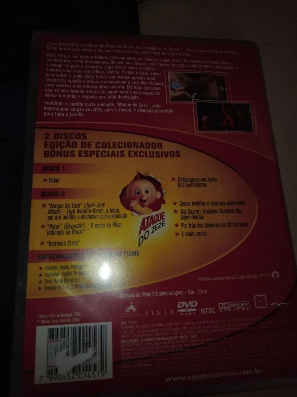 Dvd Os Incriveis - Foto 3