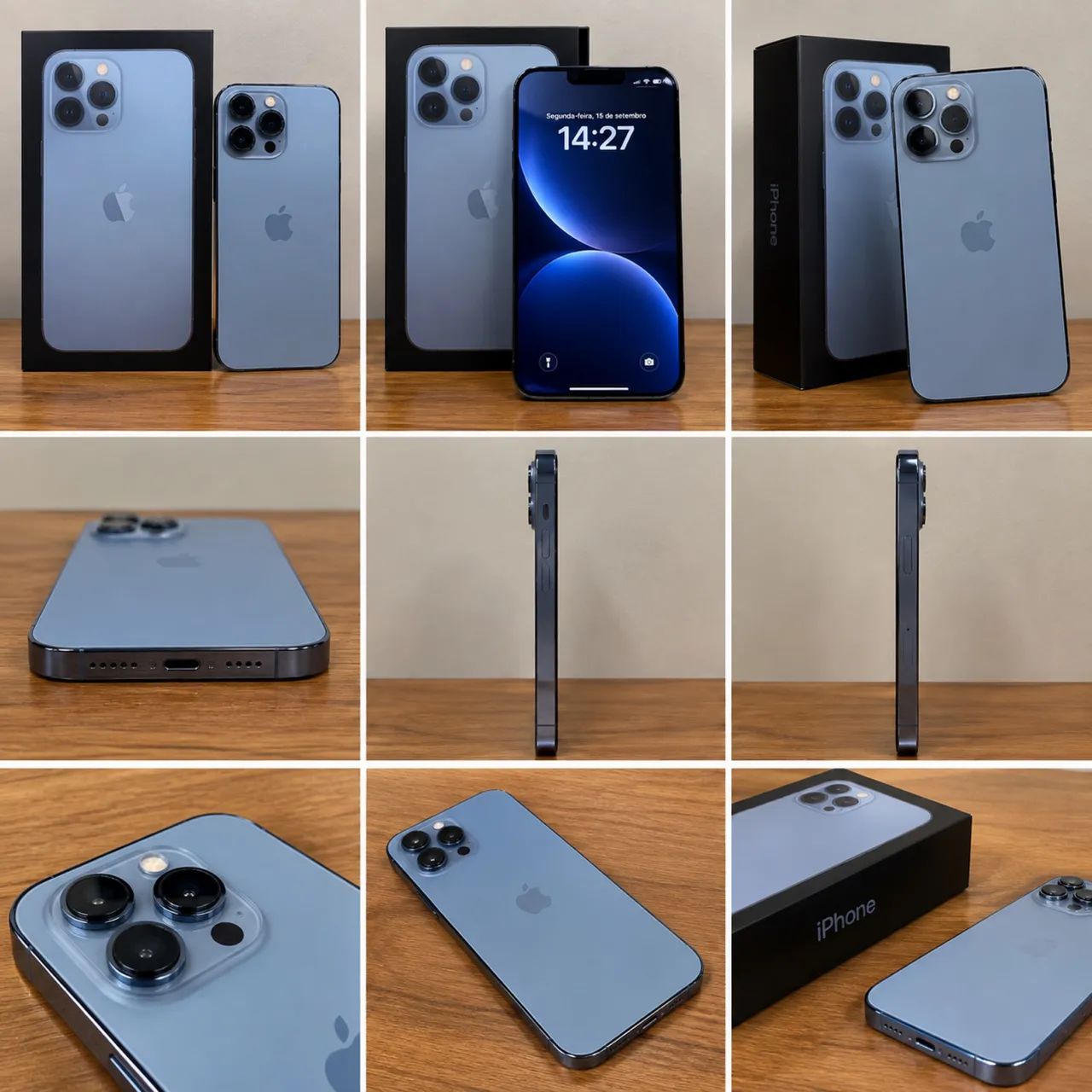 iPhone 13 Pro Max 128GB azul Sierra - Celulares e Smartphones