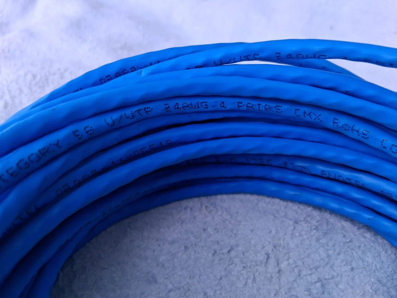 Cabo Rede 15Mts Nexans 4pr 24awg Cat 5E - Foto 4