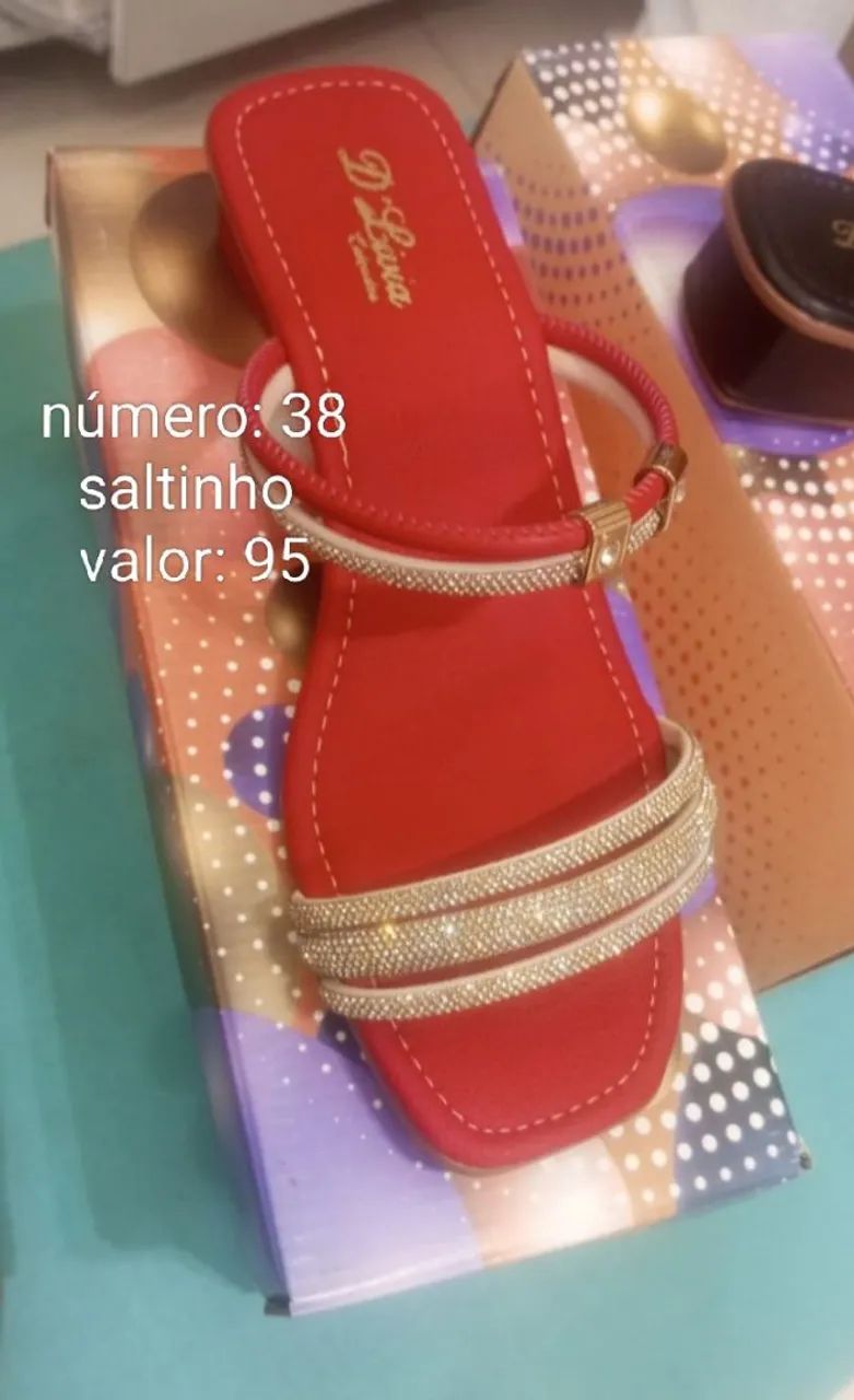 Sandálias Lindas com Saltinho - Conforto e Estilo ? - Foto 4