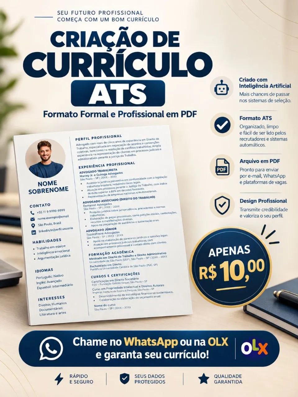 Currículo ATS em PDF | Criação 