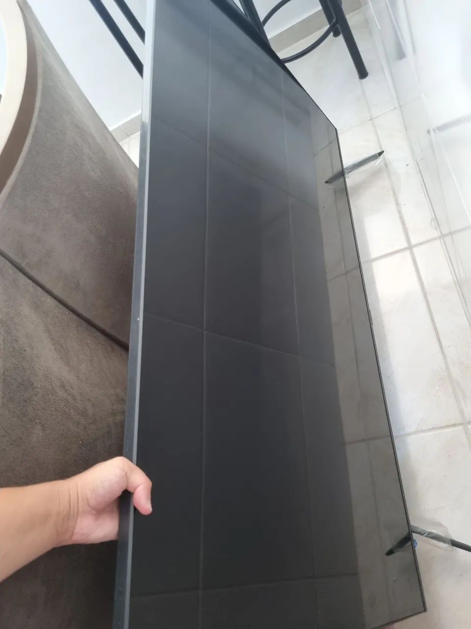 Tv 58 com tela danificada