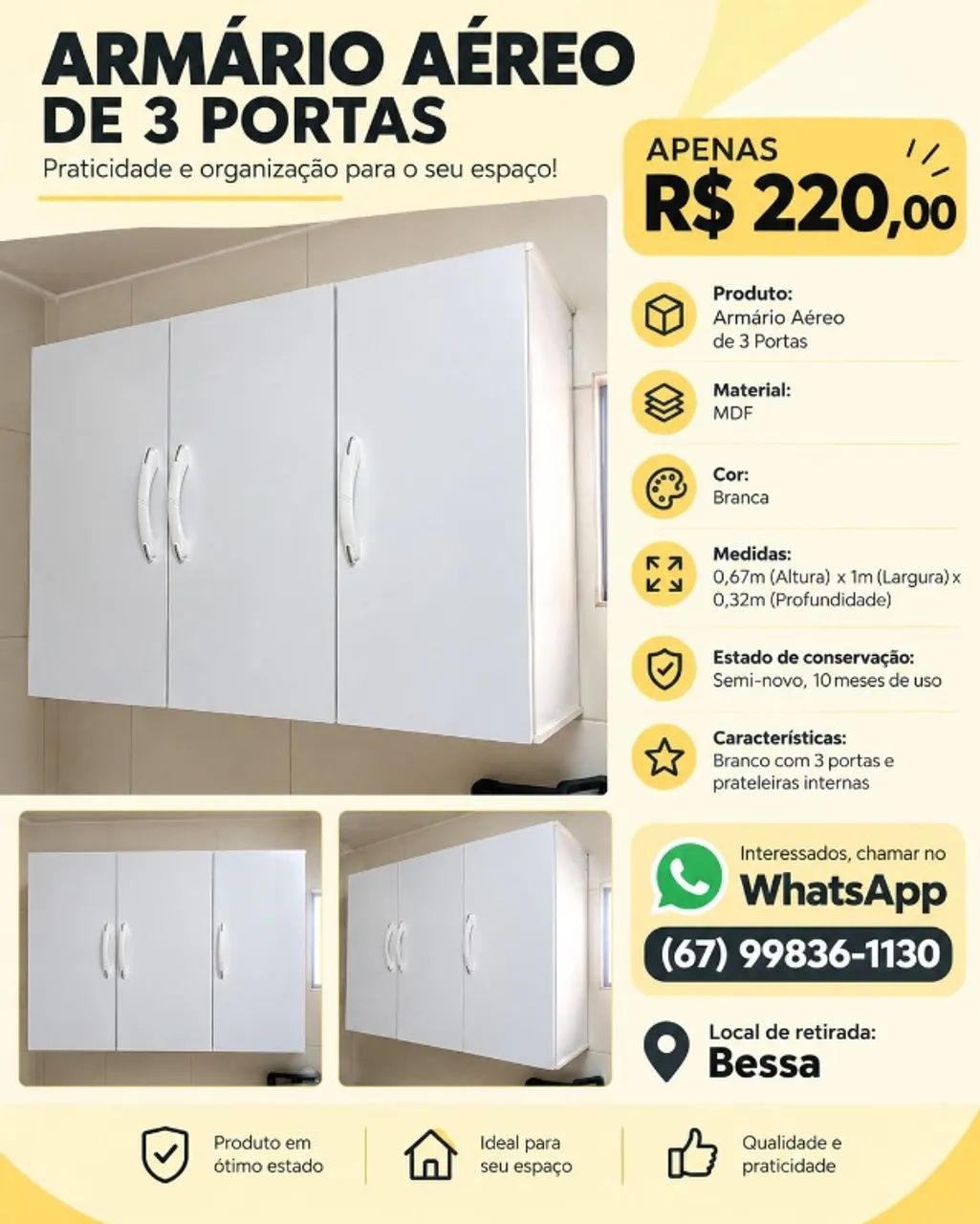 Vendas de itens domésticos 