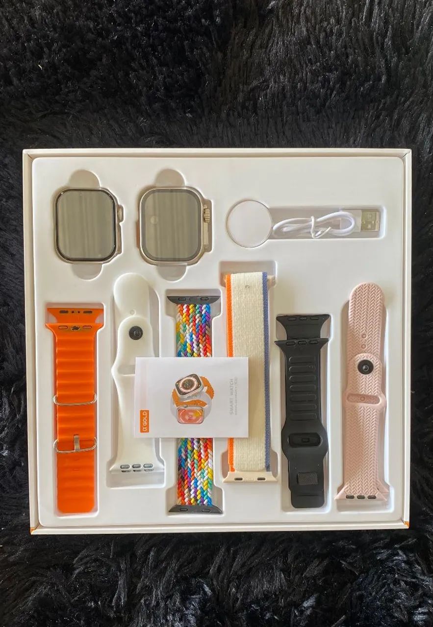 Smart watch super amoled kit com dois smart watch  - Foto 3