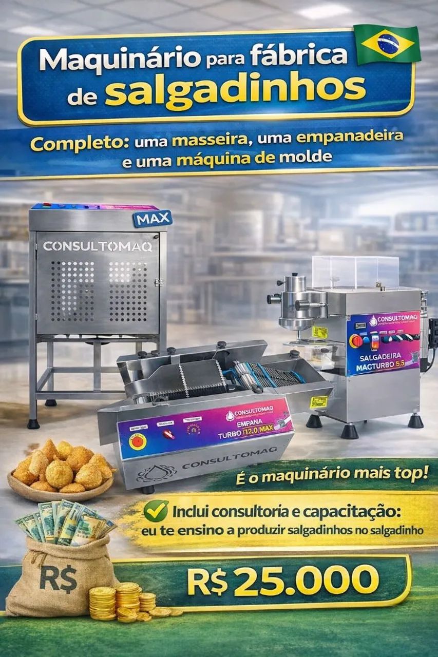 Máquinas de salgados