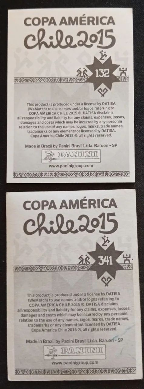 Figurinhas Messi Copa América 2015 - Foto 2