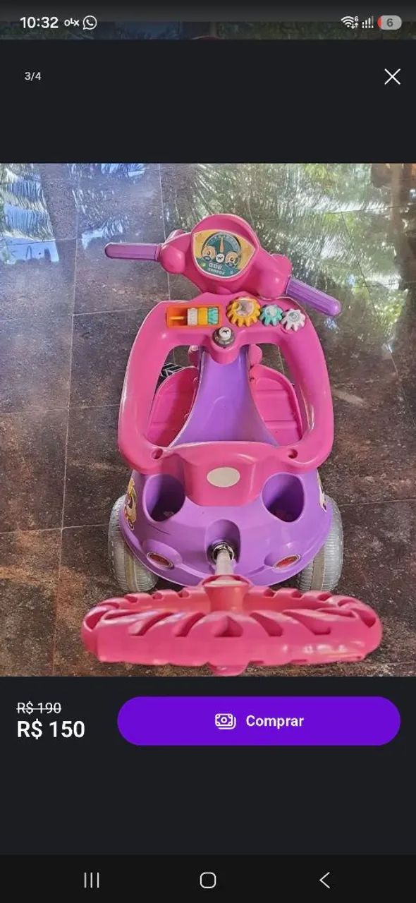 Vendo velotrol infantil