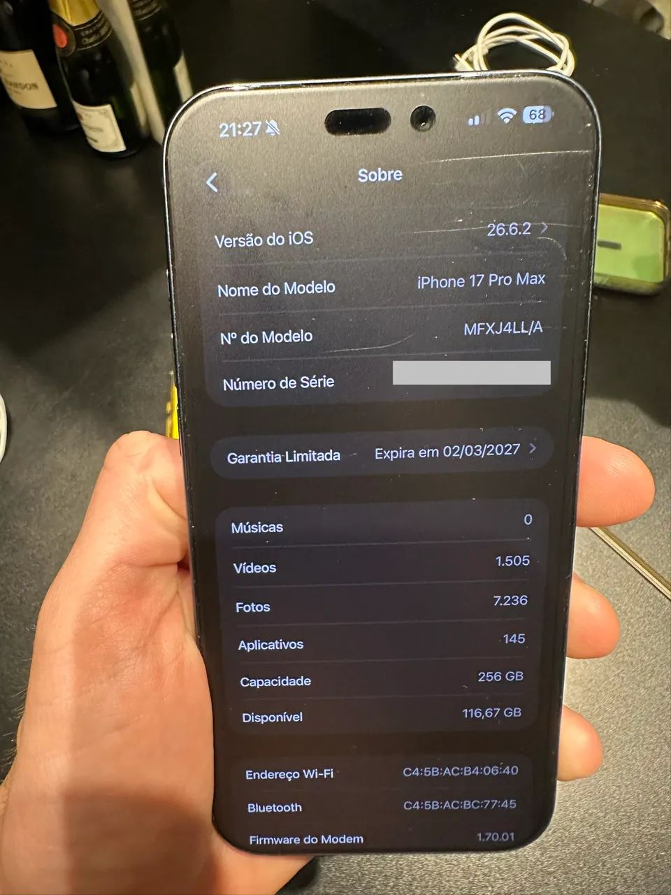 iPhone 17 pro Max 256g (na garantia Apple) - Foto 5