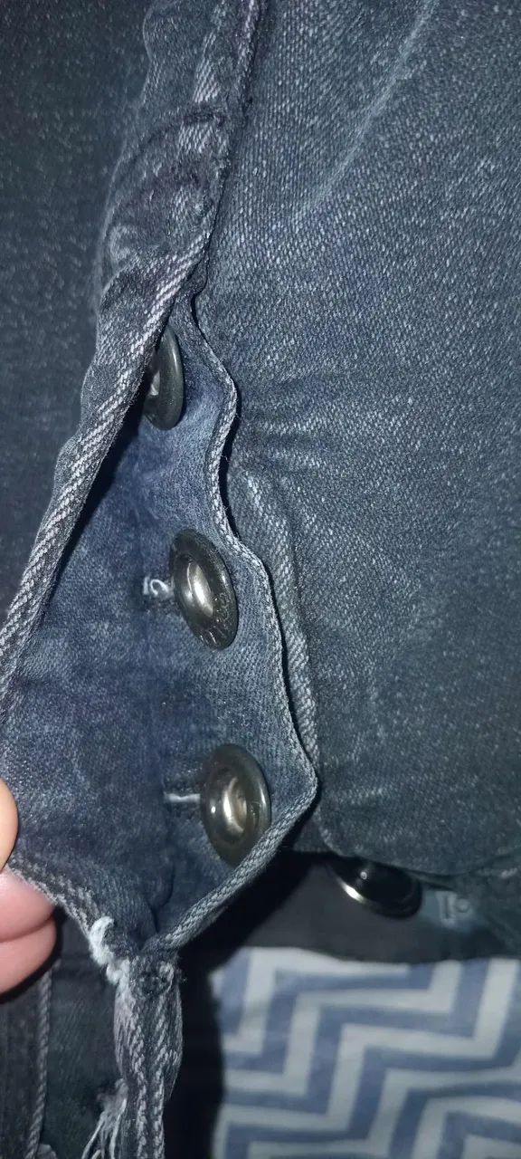Calça preta jeans número 38 - Foto 2