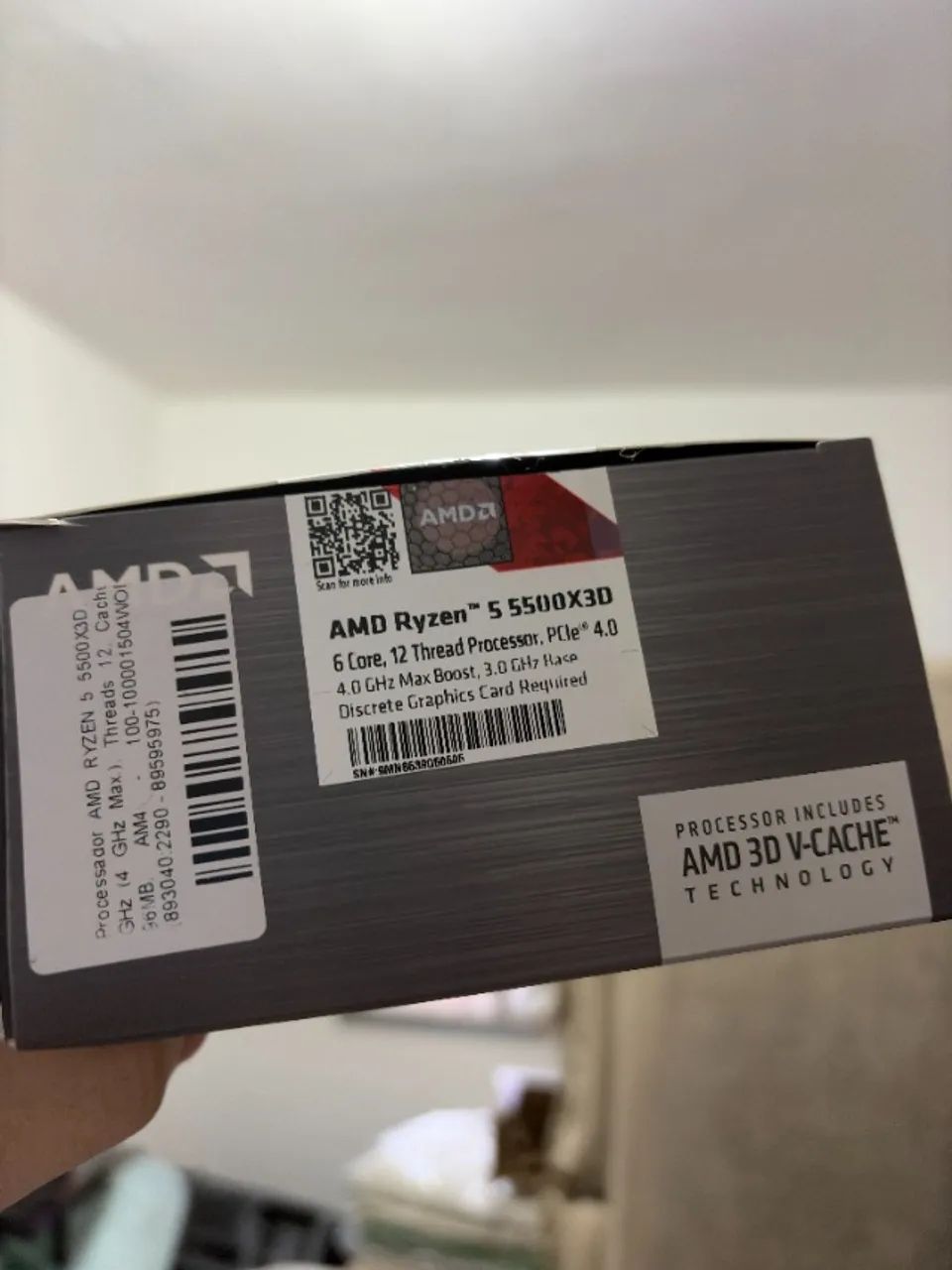 Processador Ryzen 5500x3d Impecável - Pouco uso - Foto 2
