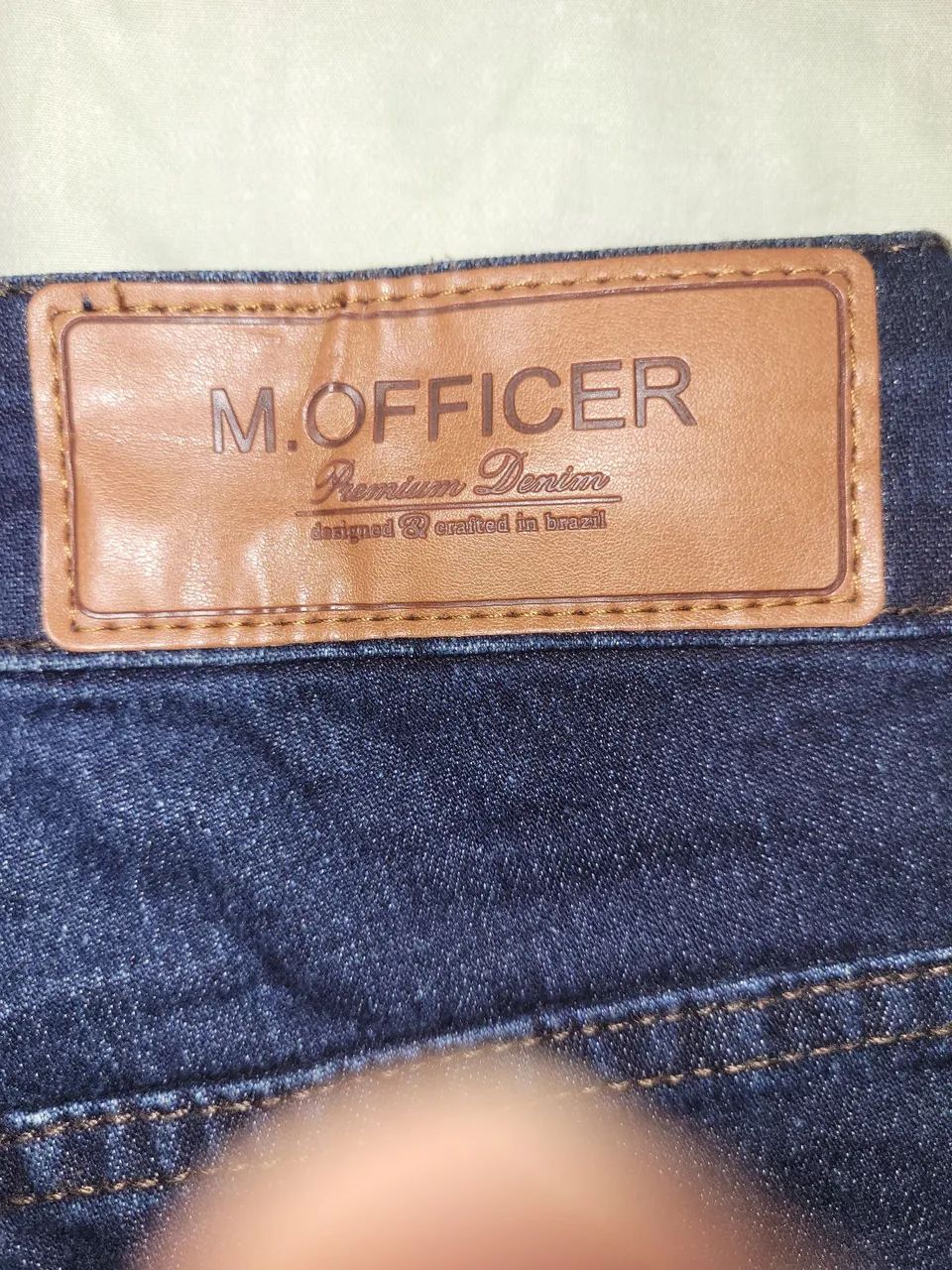 Calça M.Officer 44 reta seminova - Foto 4