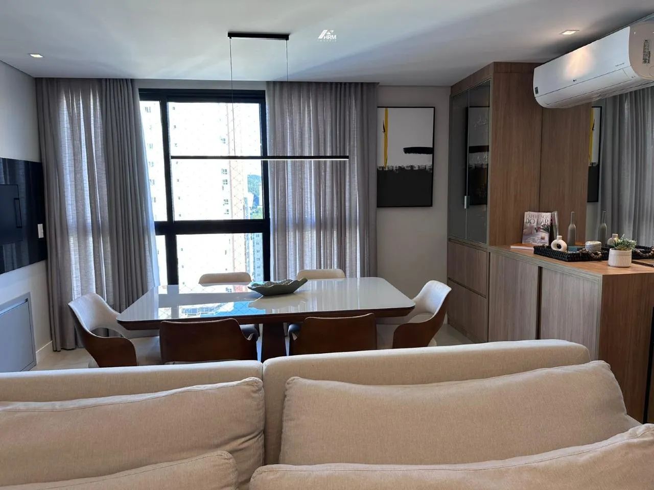 Apartamento mobiliado, 3 dormitórios centro Itajaí - Foto 3