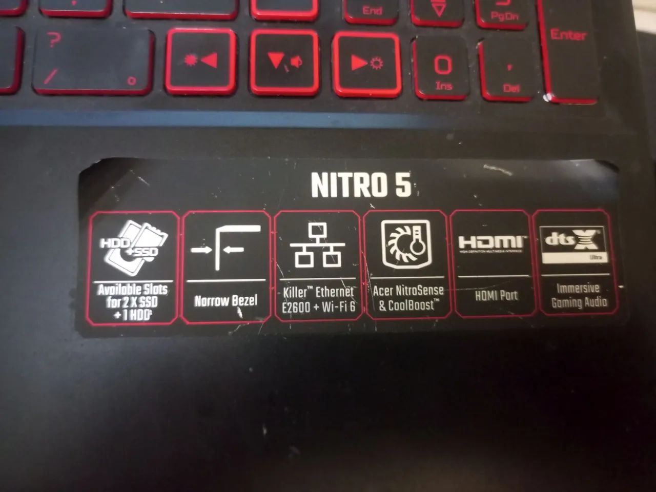 Notebook Acer nitro gamer i7 - Foto 4