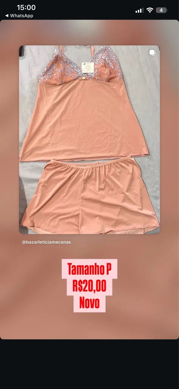 Bazar de roupas com 50% de desconto 