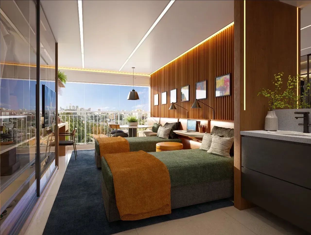 IMPERDÍVEL! STUDIO DE 26M² EM FRENTE À PUC  R$ 401 MIL - Foto 3