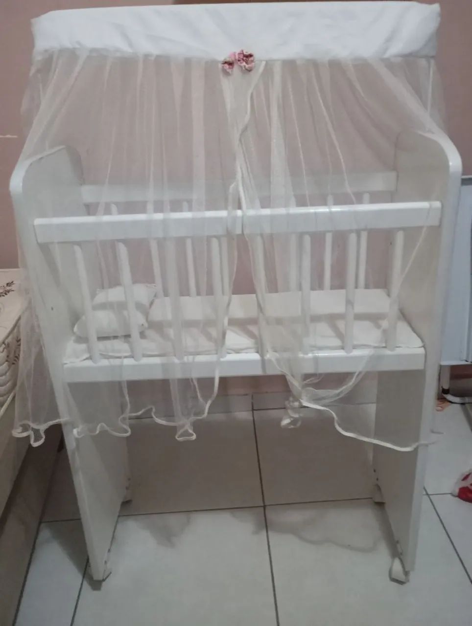 Mini berço bebê reborn - Foto 3