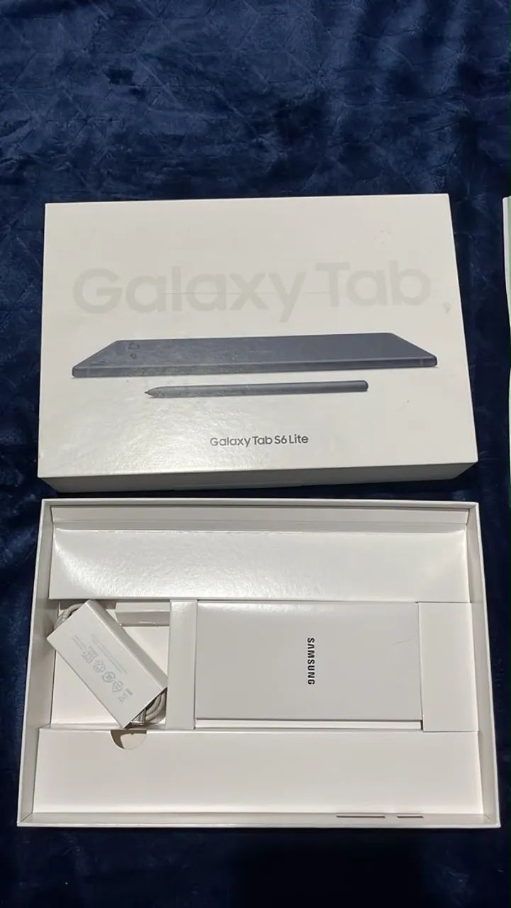 Samsung Galaxy Tab s6 Lite c/ caneta e capa