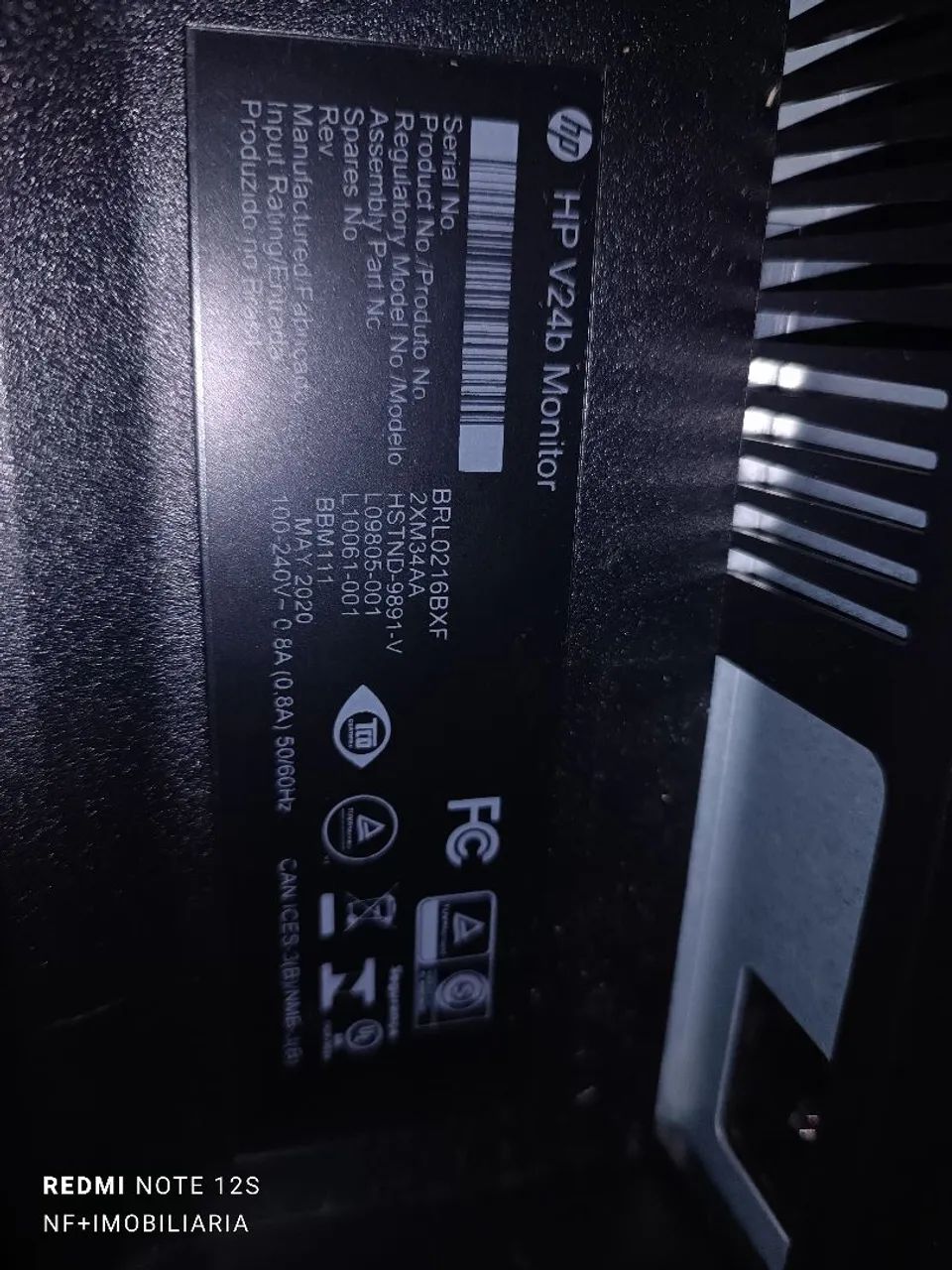 Monitor Hp 24 polegadas com defeito - Foto 3