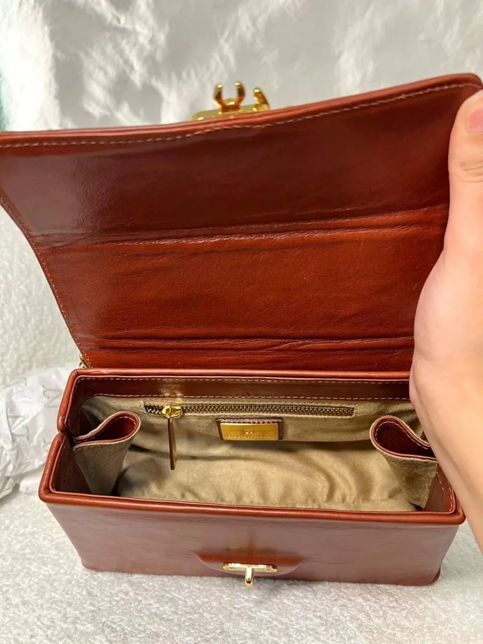 Bolsa Couro Nathalia Tolentino - Foto 4