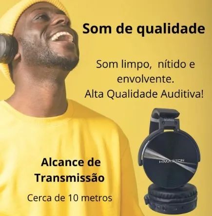 Fone De Ouvido H'maston  Sem Fio JB950 Bluetooth 5.3  Gamer Music e Fitness - Foto 4