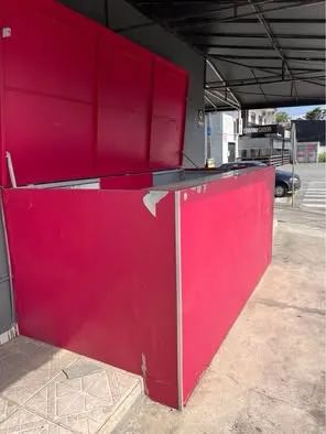 Mini trailer de lanche 