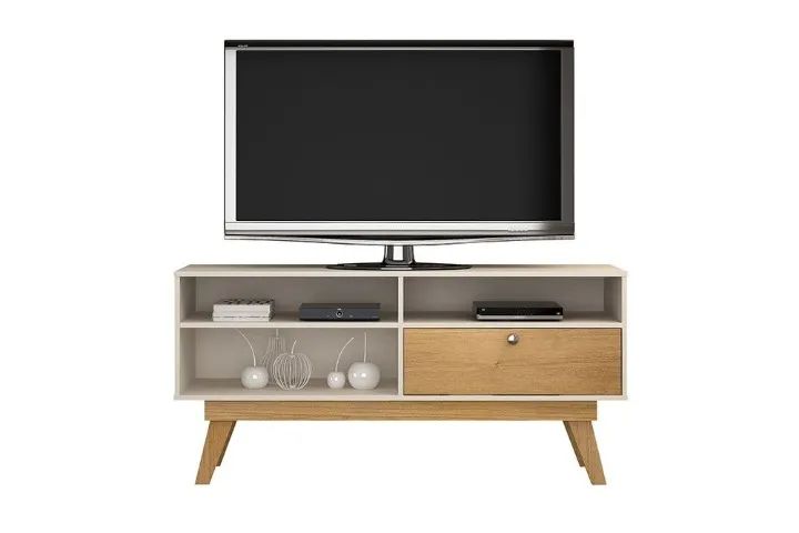 Rack Bancada Pés Estilo Retrô P/TV Até 50 Polegadas 1.36M. Produto Novo Direto de Fábrica. - Foto 4