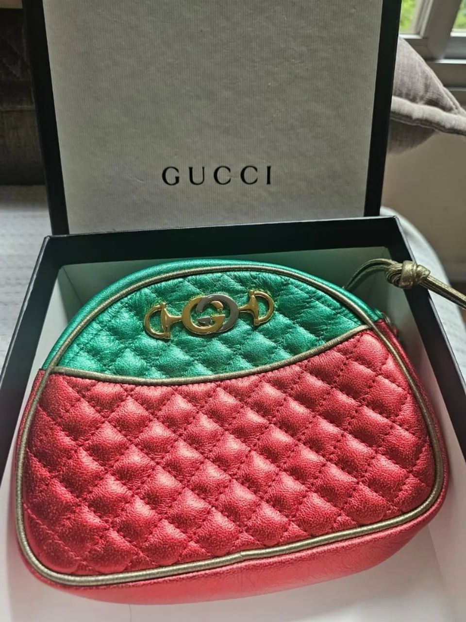 Bolsa Tiracolo Gucci Laminated Mini Multicolor original - Foto 3