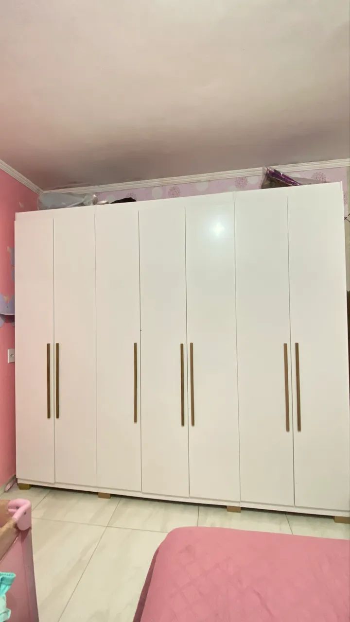 Guarda roupa 7 portas bartira 