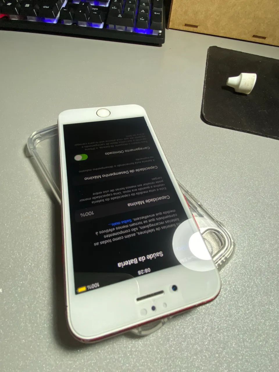 iphone 7 128gb vermelho  - Foto 5