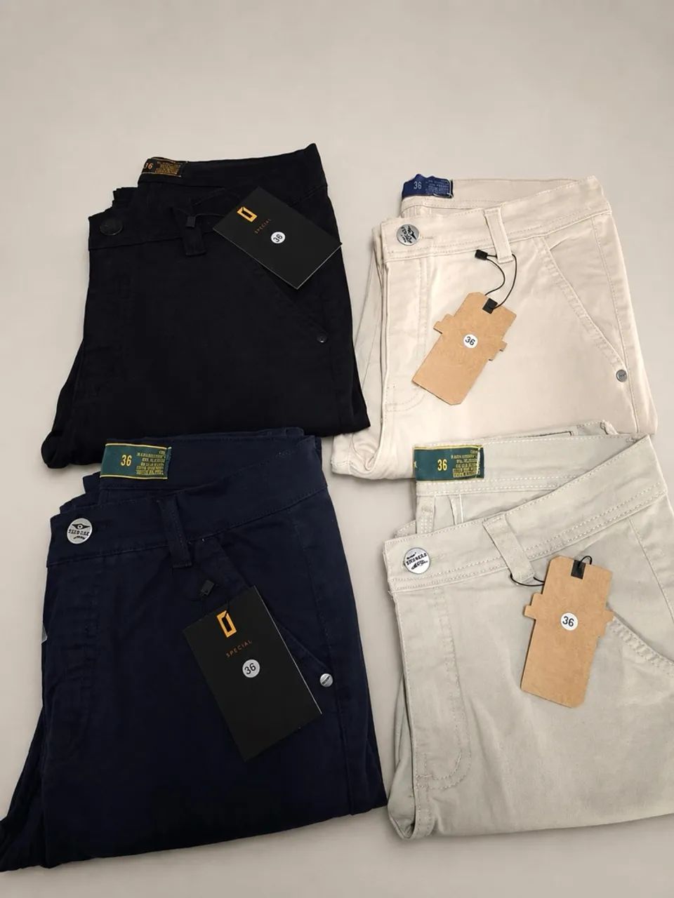 Calça masculina sarja brim  - Foto 5