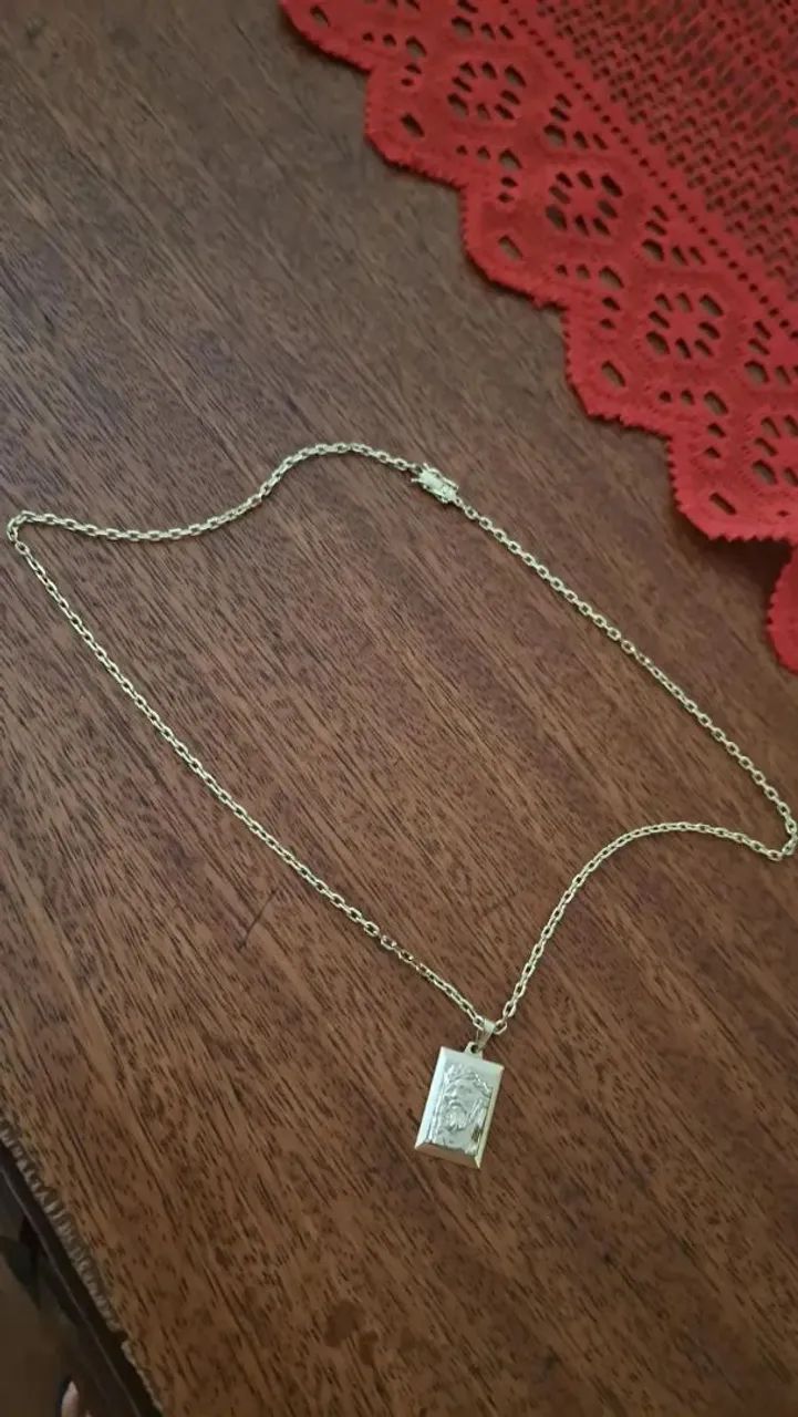 Corrente de prata banhada a ouro 18k