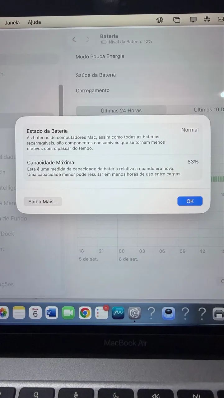 MacBook Air M1 em estado de NOVO - Foto 4