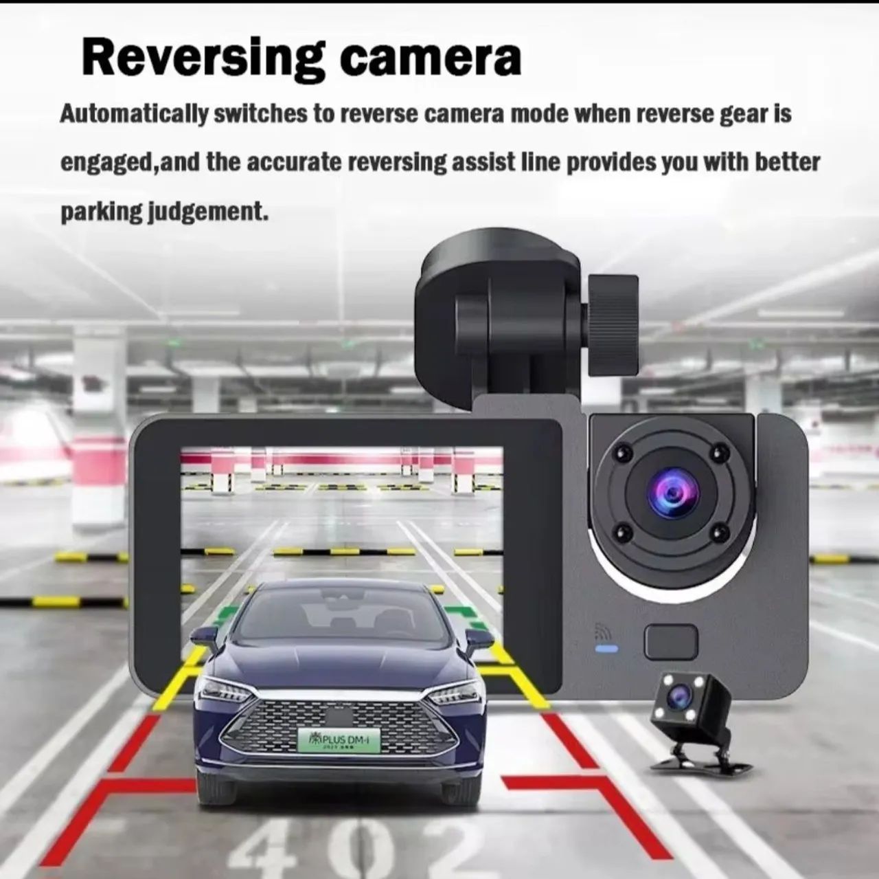 Camera interna carro com 3 canais - Foto 2
