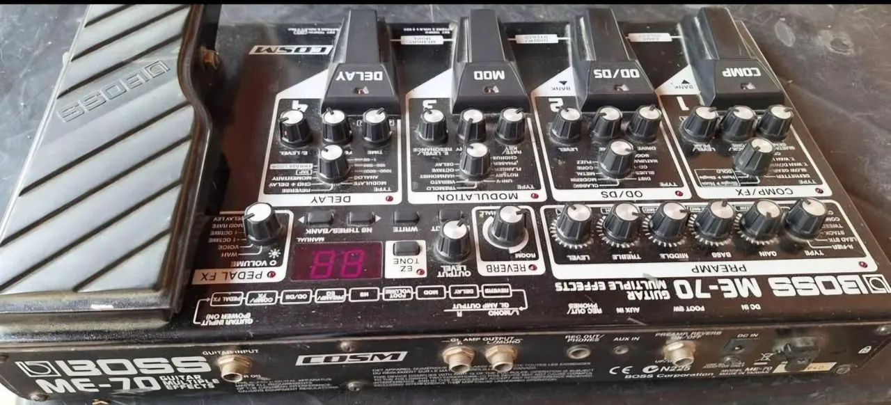 Pedaleira BOSS ME-70 - Instrumentos musicais - Chácaras de Inoã