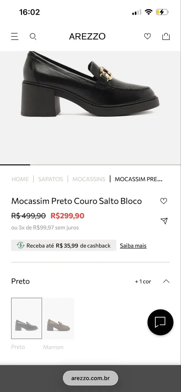 Mocassim AREZZO
